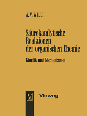 cover image of Säurekatalytische Reaktionen der organischen Chemie